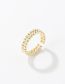 Fashion Irregular Ring Solid Copper Irregular Ring