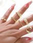 Fashion Lap Solid Copper Geometric Ring