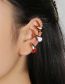 Fashion Multicolor Smiley Ear Cuff Metal Drip Smiley Ear Cuff Set