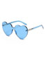 Fashion 2 Light Blue Pc Love Sunglasses