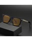 Fashion -1 Matte Black Anti-blue Light Pc Square Large Frame Sunglasses