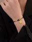 Fashion Jinzhu Cat Eye Beaded Black Rope Braided Bracelet