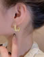 Fashion Gold Metal Geometric Square Earrings