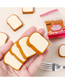 Fashion 1 Pack Of 4 Pieces Of Bread Simulation Bread Eraser