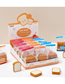 Fashion 1 Box Of 6 Cookies Simulation Biscuit Eraser
