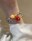 Fashion Red Warcraft Bracelet Colorful Crystal Beaded Monster Bracelet