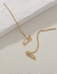 Fashion Gold Brass And Diamond Pin Tassel Drop Earrings