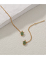 Fashion Gold Bronze Diamond Turtle Tassel Drop Earrings