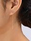 Fashion Gold Pure Copper Hollow Heart Tassel Earrings