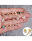 Fashion 6# Brass Diamond Geometric Piercing Stud Earrings