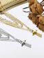 Fashion Silver Stainless Steel Ball Chain Cross Multilayer Necklace