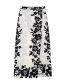 Fashion Black And White Printed Skirt