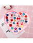 Fashion 36 Frosted Rings Resin Geometric Cartoon Ring Set