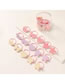 Fashion Color Alloy Fine Flash Flower Heart Butterfly Star Crown Hair Ring Set