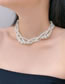Fashion White Multi-layer Pearl Wrap Necklace