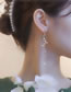 Fashion Flowers Alloy Flower Asymmetric Earrings