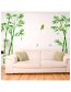 Fashion 60*90cmx2 Pieces Into Bags Bamboo Magpie Wall Sticker