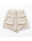 Fashion Khaki Cotton Cargo Shorts
