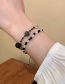Fashion Bracelet - Black (smiley) Geometric Cord Braided Smiley Bead Bracelet  Cord