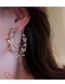 Fashion 2#-silver Butterfly Alloy Diamond Butterfly Earrings