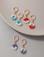 Fashion Color Alloy Color Rice Beads Pearl Braided Earring Set