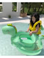Fashion Dinosaur Series Inflatable Vest M Pvc Sequin Dinosaur Swimming Seat  Ordinary Pvc