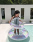 Fashion Colorful And Colorful 90# With Handle (340) Thickened Sequin Swimming Ring  Ordinary Pvc