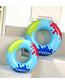 Fashion Blue 60 Size (cm) Color Inkjet Swimming Ring  Ordinary Pvc