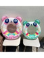Fashion Pink 60 Stereo Handle Rainbow Panda Circle Pvc Cartoon Three-dimensional Handle Swimming Ring  Ordinary Pvc