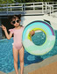 Fashion Sequin Multicolored Swimming Ring 60# (120g) Pvc Cartoon Swimming Ring  Ordinary Pvc