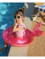 Fashion 90 Backrest Mermaid Pink Pvc Backrest Mermaid Swim Ring  Ordinary Pvc