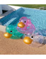 Fashion Net Red Duck Underarm Circle Transparent Color Pvc Transparent Duck Swimming Seat  Ordinary Pvc
