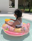 Fashion Children's Water Gun Steering Wheel Seat Yellow (400g) (cm) Pvc Cartoon Swimming Seat Ring  Ordinary Pvc