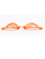 Fashion Children's Paper Card Swimming Goggles Orange Silicone Waterproof And Anti-fog Swimming Goggles  Pe