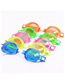 Fashion Children's Paper Card Swimming Goggles Orange Silicone Waterproof And Anti-fog Swimming Goggles  Pe