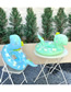 Fashion Dinosaur Series Green Sponge Bottom Handle Crotch Ring (suitable For 1-5 Years Old And Less Than 55 Catties) Pvc Cartoon Dinosaur Swimming Seat  Ordinary Pvc