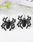 Fashion Black Spider Earrings Three-dimensional Spider Earrings