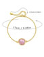 Fashion White Gold Plated Copper Round Protein Bracelet