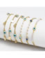 Fashion 10# Solid Copper Geometric Eye Pull Bracelet