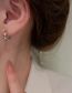 Fashion Silver Triangle Pure Copper Triangle Earrings