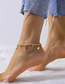 Fashion Star And Moon Alloy Geometric Star-moon Chain Anklet