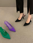 Fashion Purple High Heel Pointed Toe Sandals