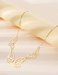 Fashion Gold Alloy Openwork Butterfly Necklace