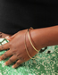 Fashion Gold Metal Geometric Chain Bracelet