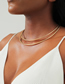 Fashion Gold Metal Geometric Necklace