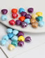 Fashion 7# Ceramic Love Loose Beads Accessories (30pcs/pack)  Ceramics