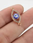 Fashion 4# Alloy Diamond Round Oil Eye Diy Jewelry Accessories