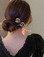 Fashion 4# Hairpin--silver Bead Metal Geometric Circle Hairpin