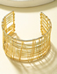 Fashion Gold Metal Pattern Openwork Bracelet