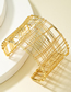 Fashion Gold Metal Pattern Openwork Bracelet